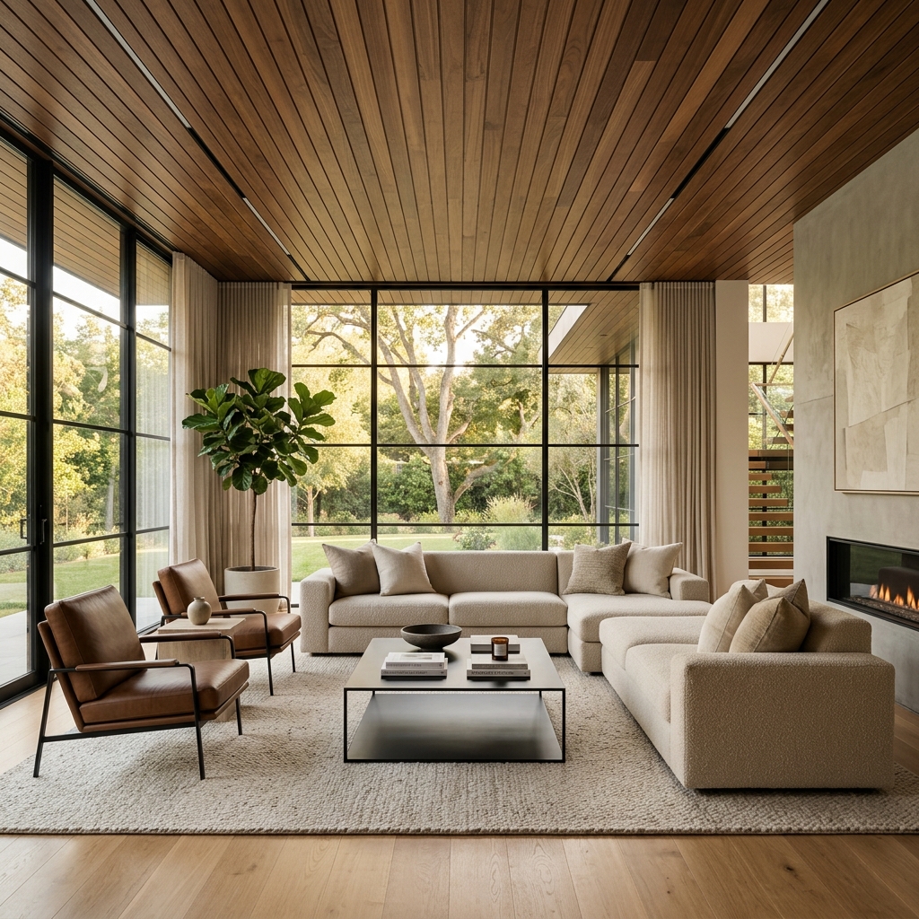 Modern Minimalist Living Room Showcase