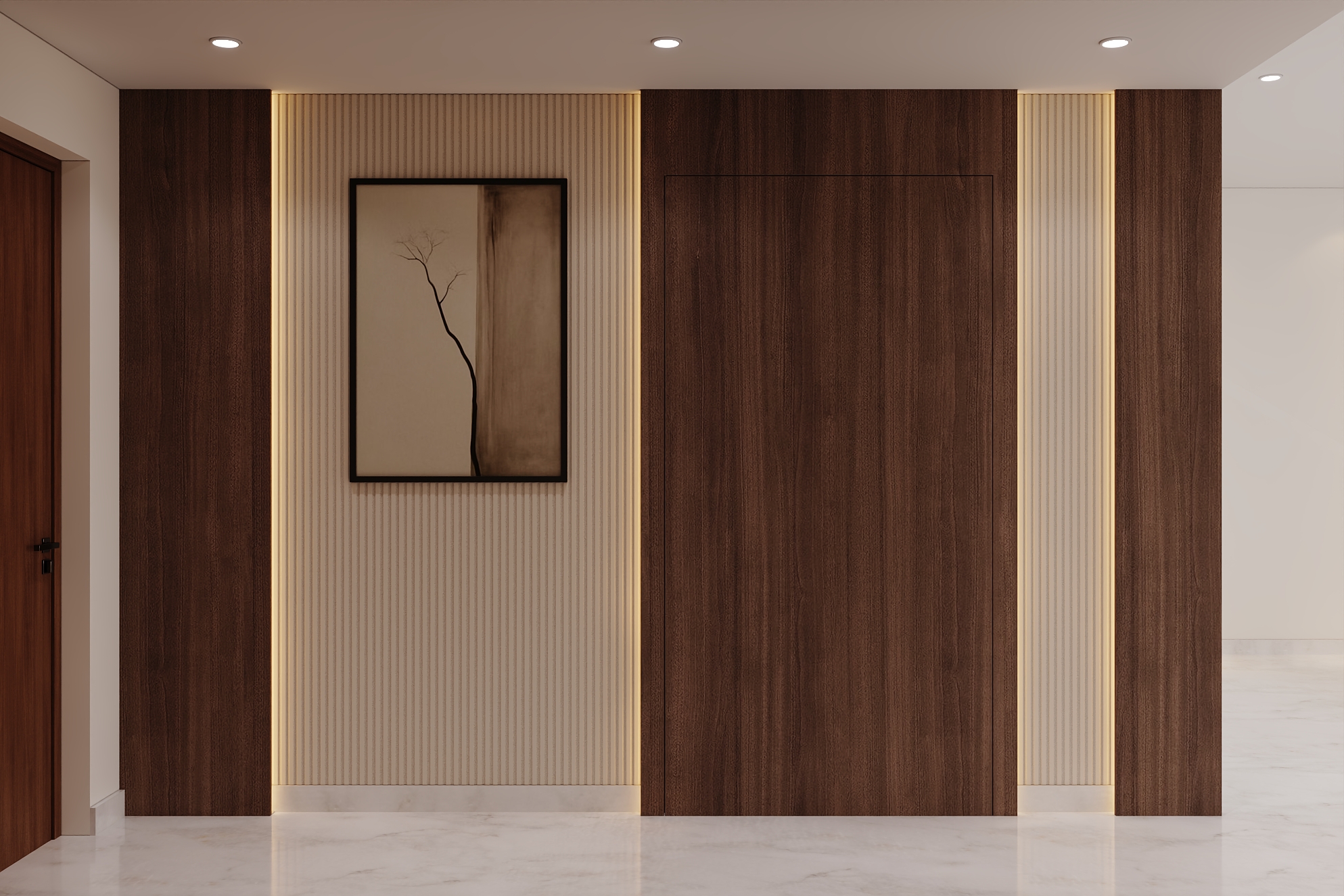Karimnagar Villa - Master Bedroom Workspace